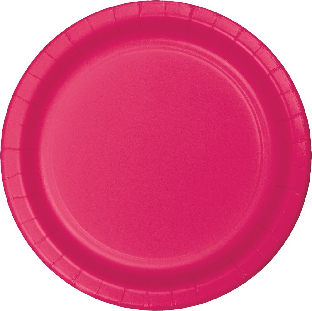 HOT MAGENTA LUNCHEON PLATE