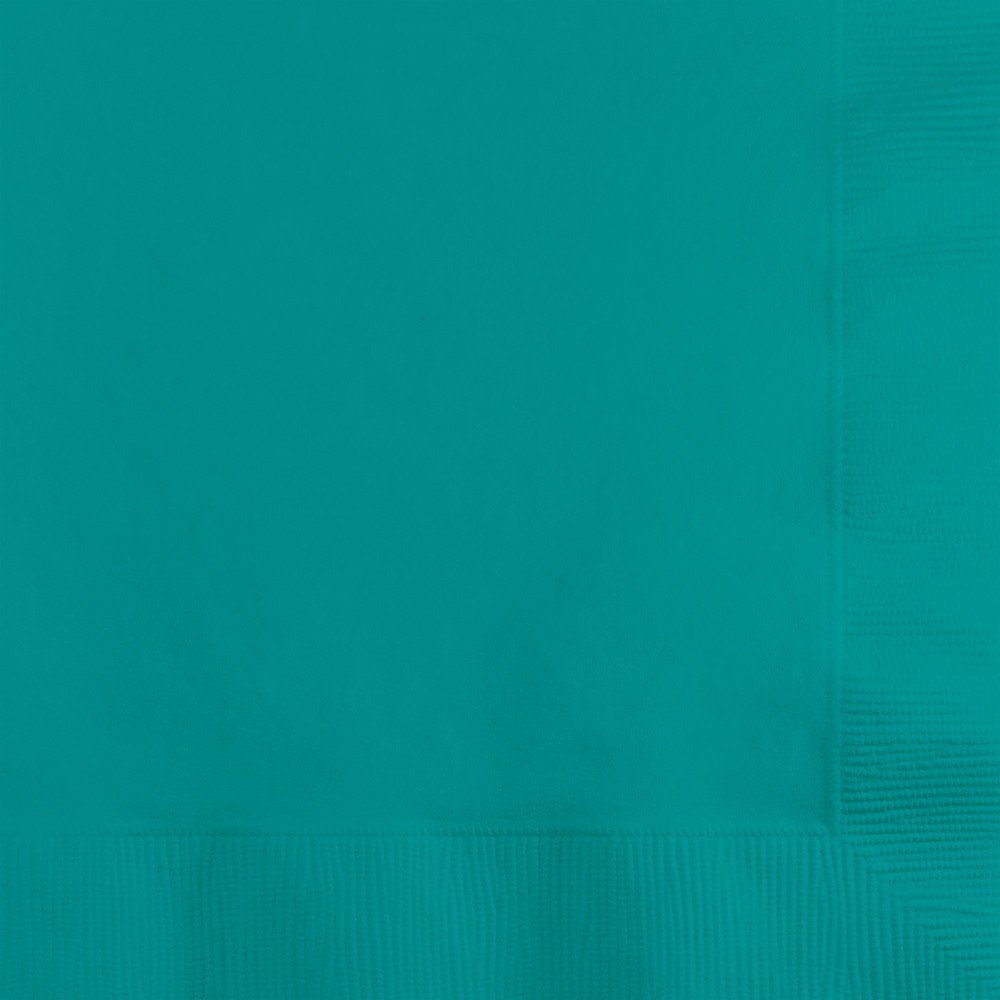 TROPICAL TEAL BEVERAGE NAPKIN