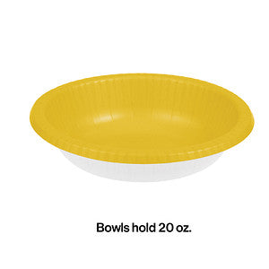 School Bus Yellow Bowl