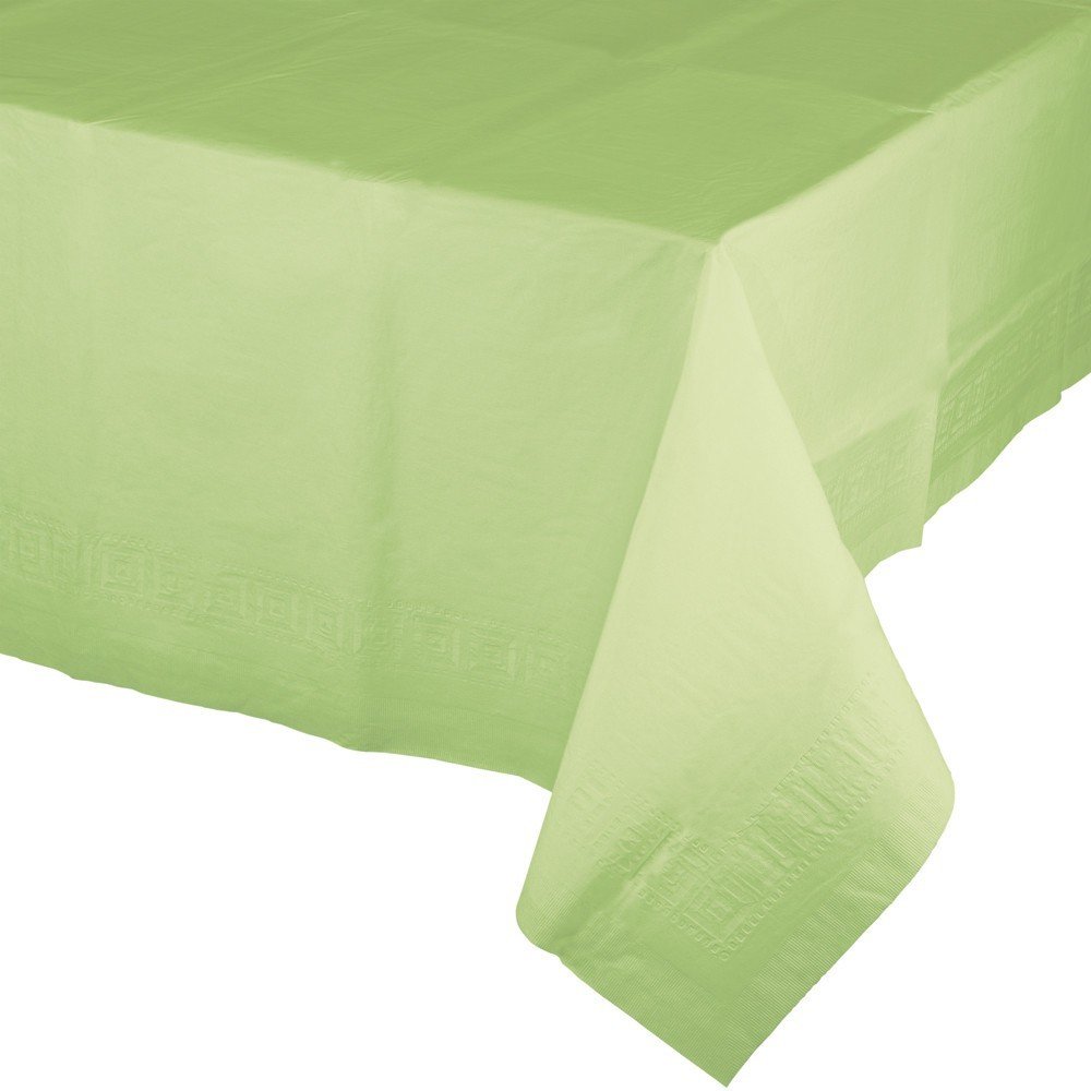 PISTACHIO PLASTIC LINED TABLE COVER