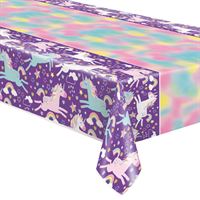 Unicorn Rectangular Plastic Table Cover 54 x 84""