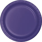 PURPLE LUNCHEON PLATE 9IN - 24CT PLATE