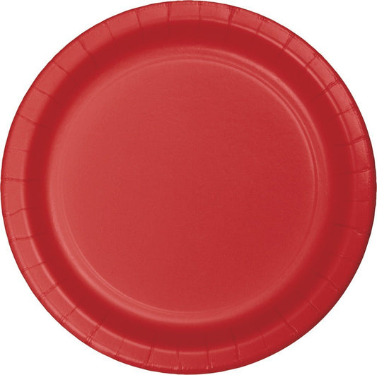 CLASSIC RED LUNCH PLATE