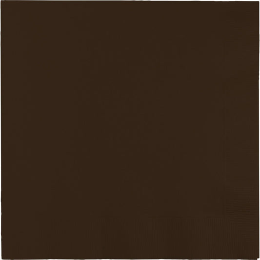 CHOCOLATE BROWN LUNCHEON NAPKIN